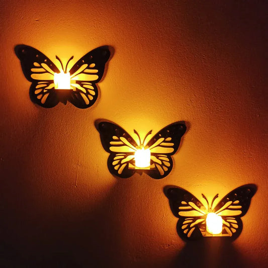 Butterfly Wooden Shelf – Decorative Wall Mounted Organizer (6x8")