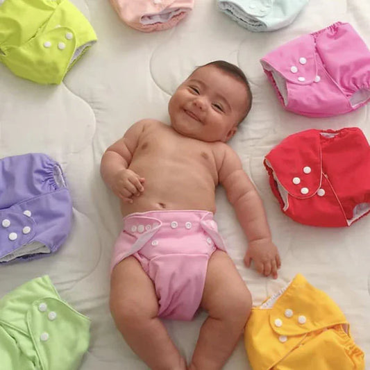 Washable Reusable Baby Cloth Diaper Panties – Soft Leakproof Potty Training Pants for Babies | Premium Quality