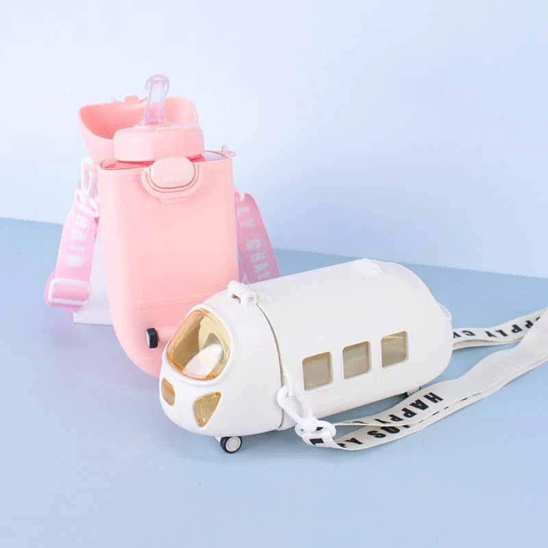 Cute Train Shape Travel Water Bottle – Leakproof & Kid-Friendly Design
