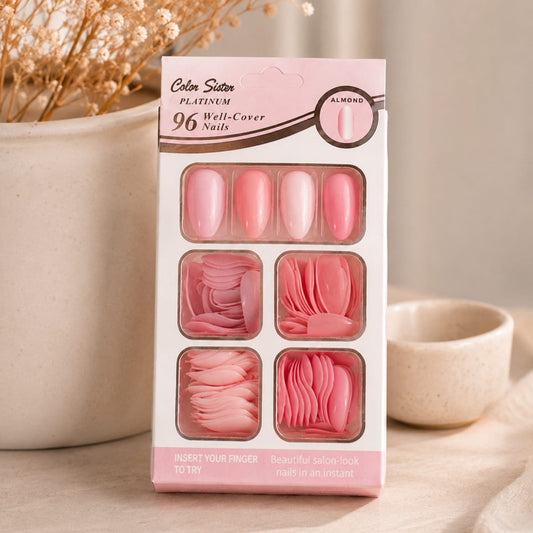 Premium 96-Piece Press-On Nail Set – Multiple Sizes for Perfect Fit