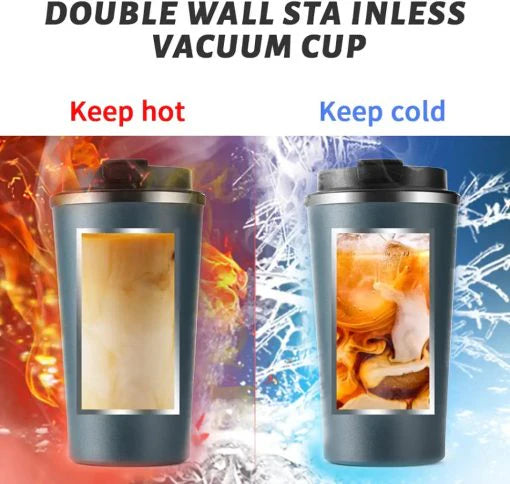Premium Portable Smart Travel Coffee Mug with Digital Temperature Display