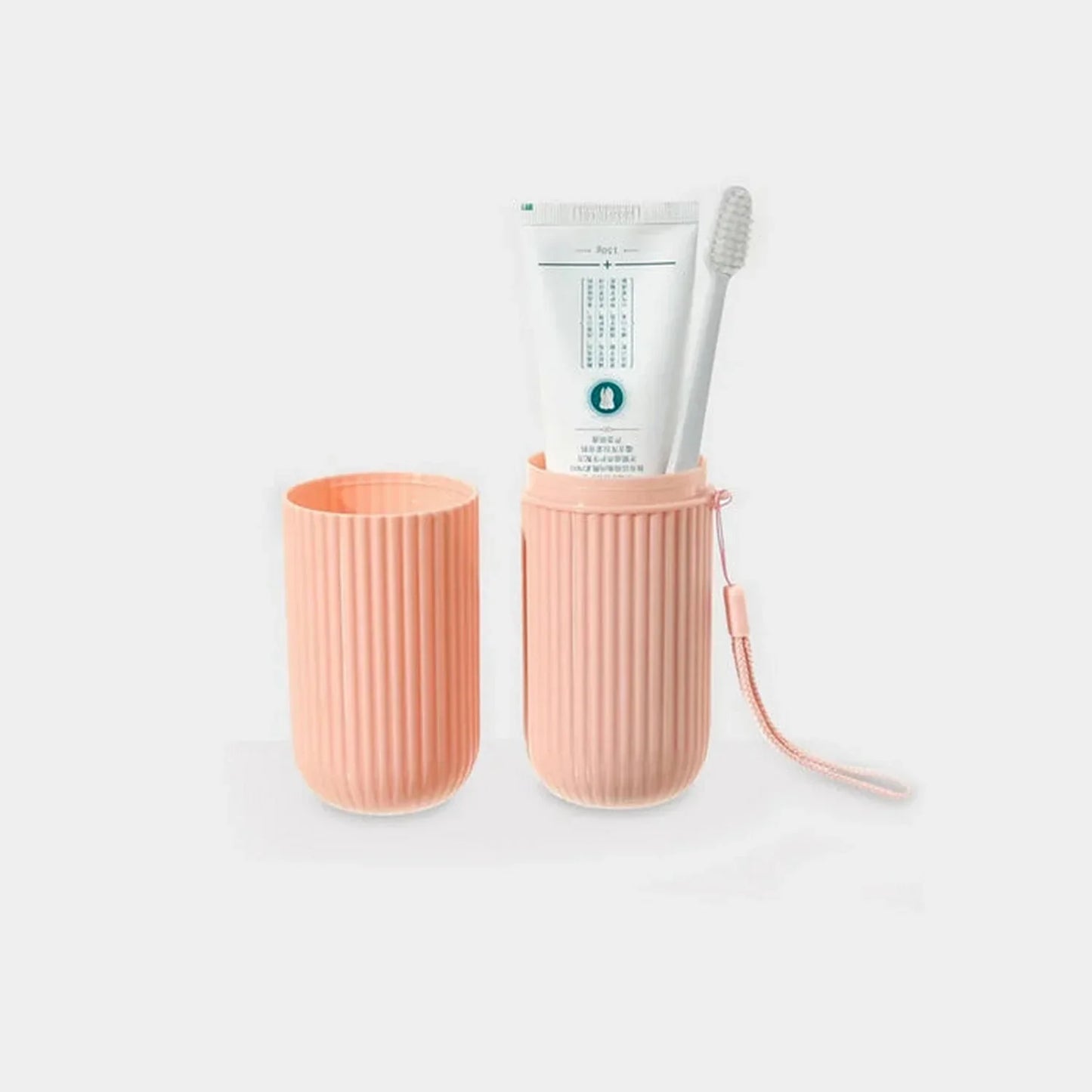 Travel Toothpaste & Toothbrush Holder – Large Size Portable Toothbrush Case Box for Travel & Home Use
