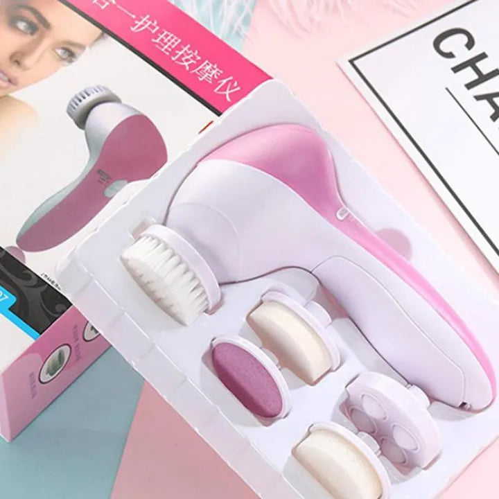 5 in 1 Beauty Care Face Massager – Deep Cleansing & Skin Rejuvenation Tool