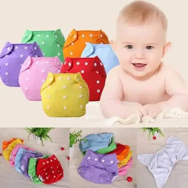 Washable Reusable Baby Cloth Diaper Panties – Soft Leakproof Potty Training Pants for Babies | Premium Quality
