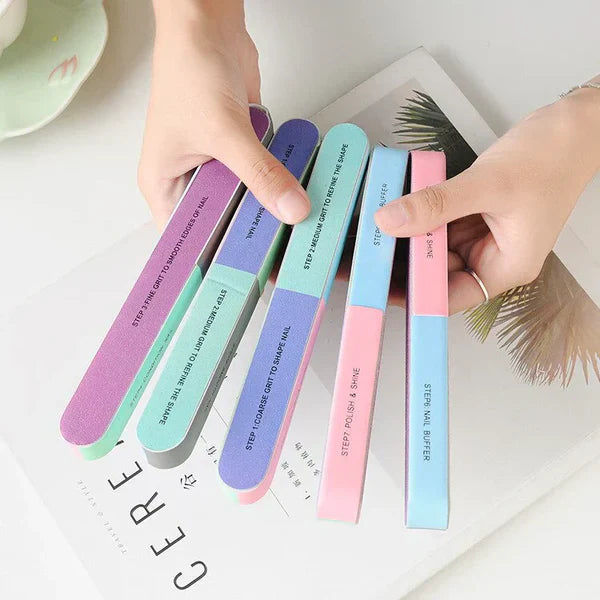 6-Sided Nail Polishing File – Professional Buffer & Shiner Tool
