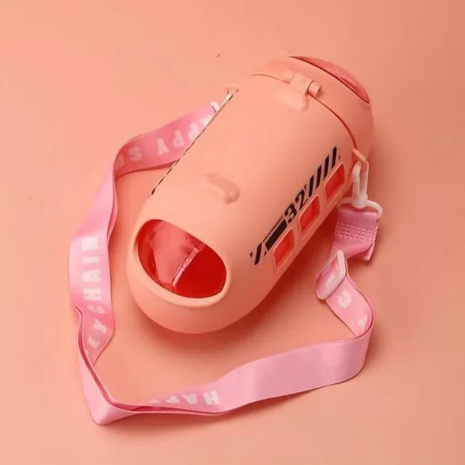 Cute Train Shape Travel Water Bottle – Leakproof & Kid-Friendly Design