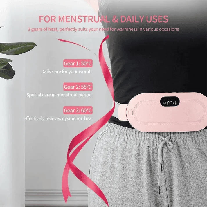 Electric Period Cramp Massager – Menstrual Cramp Relief Heating Belt