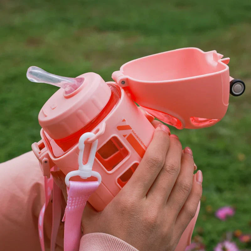 Cute Train Shape Travel Water Bottle – Leakproof & Kid-Friendly Design