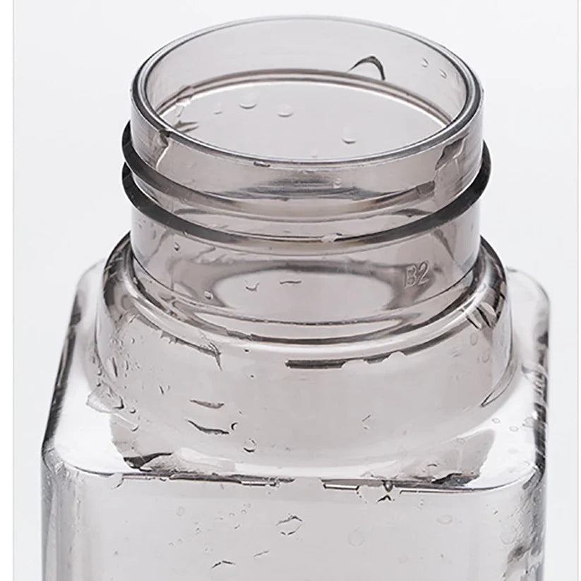 Square Design Plastic Water Bottle – Leakproof & Travel Friendly