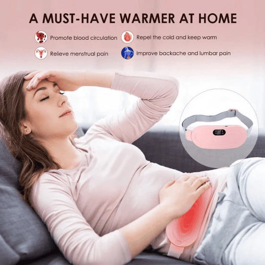Electric Period Cramp Massager – Menstrual Cramp Relief Heating Belt