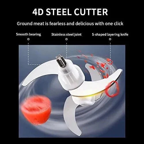 Silver Crest Electric Meat & Vegetables Chopper – 3 Litre Bowl Capacity