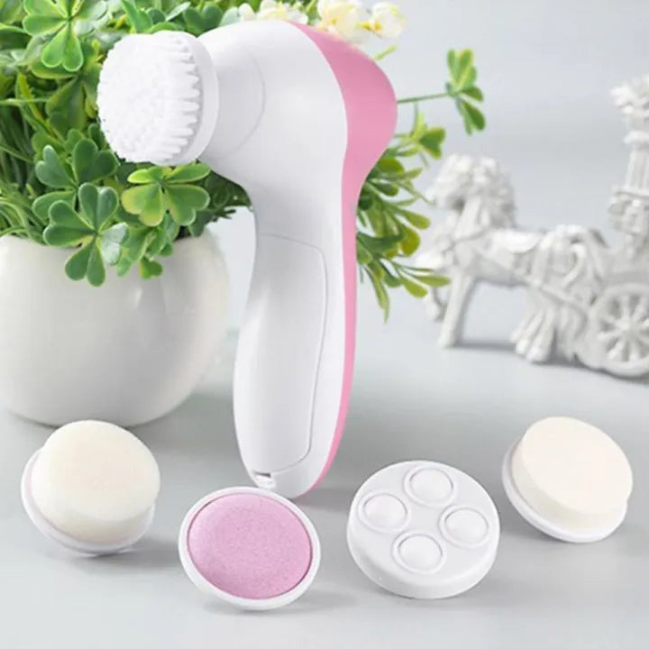 5 in 1 Beauty Care Face Massager – Deep Cleansing & Skin Rejuvenation Tool