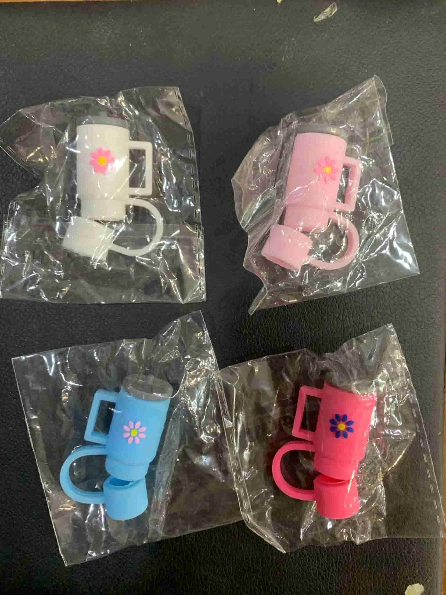 Silicone Stanley Tumbler Straw Topper Cap – Reusable Anti-Dust Straw Cover for Cups & Tumblers