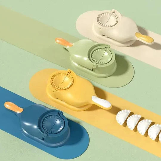 2-in-1 Manual Dumpling Maker & Dough Press – Portable Dumpling, Tortilla, and Dough Skin Molder | Premium Quality