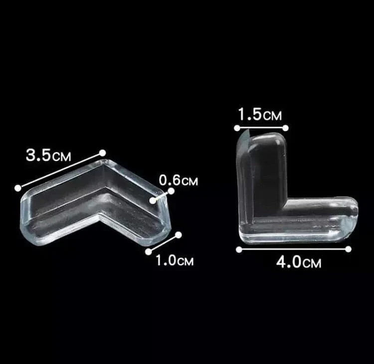 Set of 4 Baby Silicone Table Corner Protectors – Safety Bumper Guards