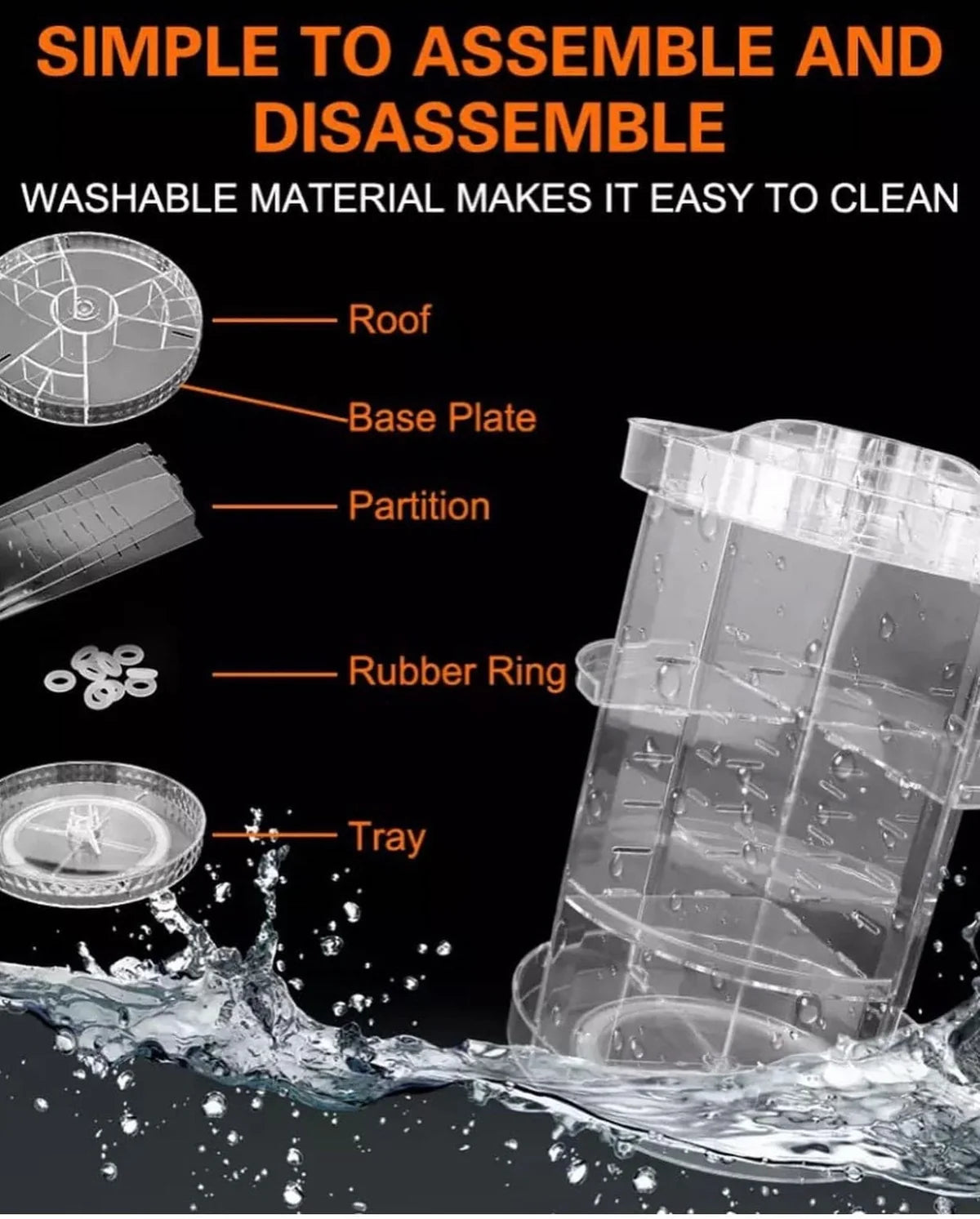 360° Rotating Makeup Organizer – Large Capacity Cosmetic & Jewellery Storage Stand