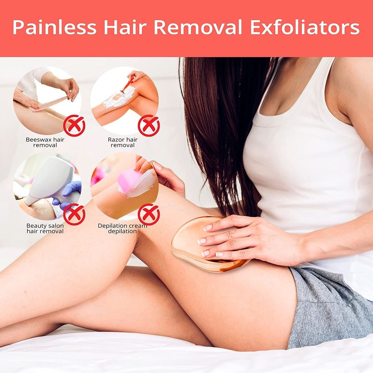 Hair Remover Stone – Painless Epilator for Smooth Skin - Large Size