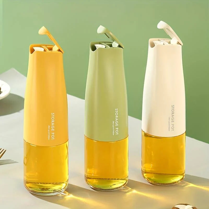 Imported 450ML Leakproof Oil Bottle – Precision Pour Glass Dispenser