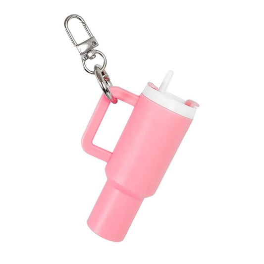 New Mini Stanley Keychain – Colorful Mini Tumbler Keychain for Handbags, Backpacks & Gifts