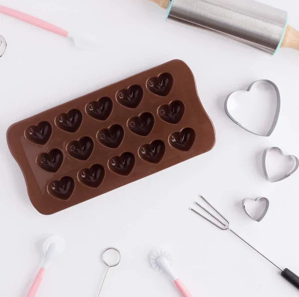 Silicone Chocolate Mold – Flexible & Non-Stick Baking Tray (Random Designs)