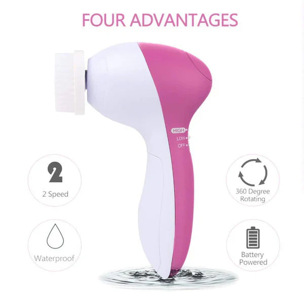 5 in 1 Beauty Care Face Massager – Deep Cleansing & Skin Rejuvenation Tool