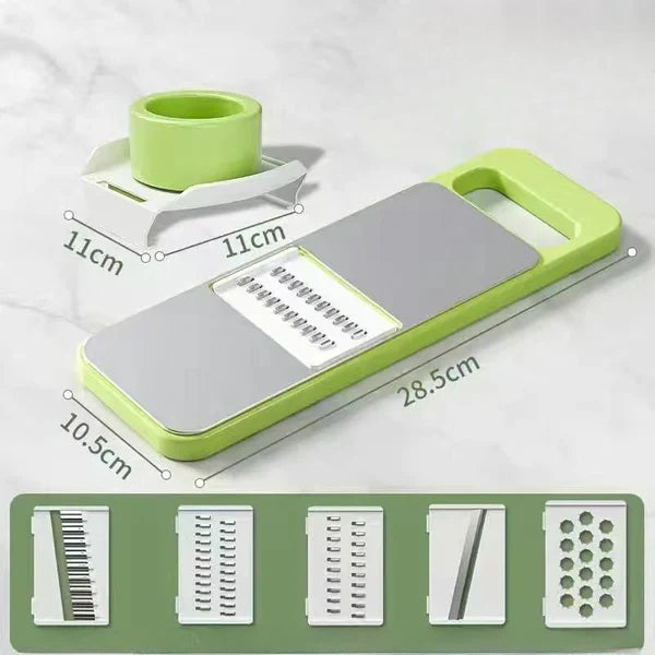 Premium 5 in 1 Stainless Steel Vegetable Cutter & Slicer – Multi-Purpose Kitchen Tool in Pakistan