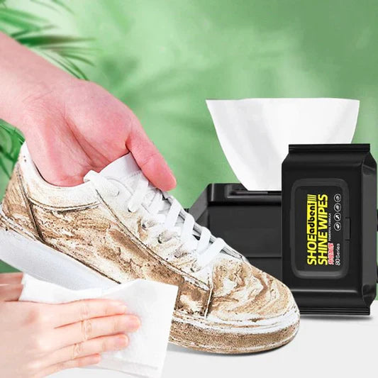 Premium Quality 80pcs Portable Shoe Cleaning Wipes for Instant Dirt Removal