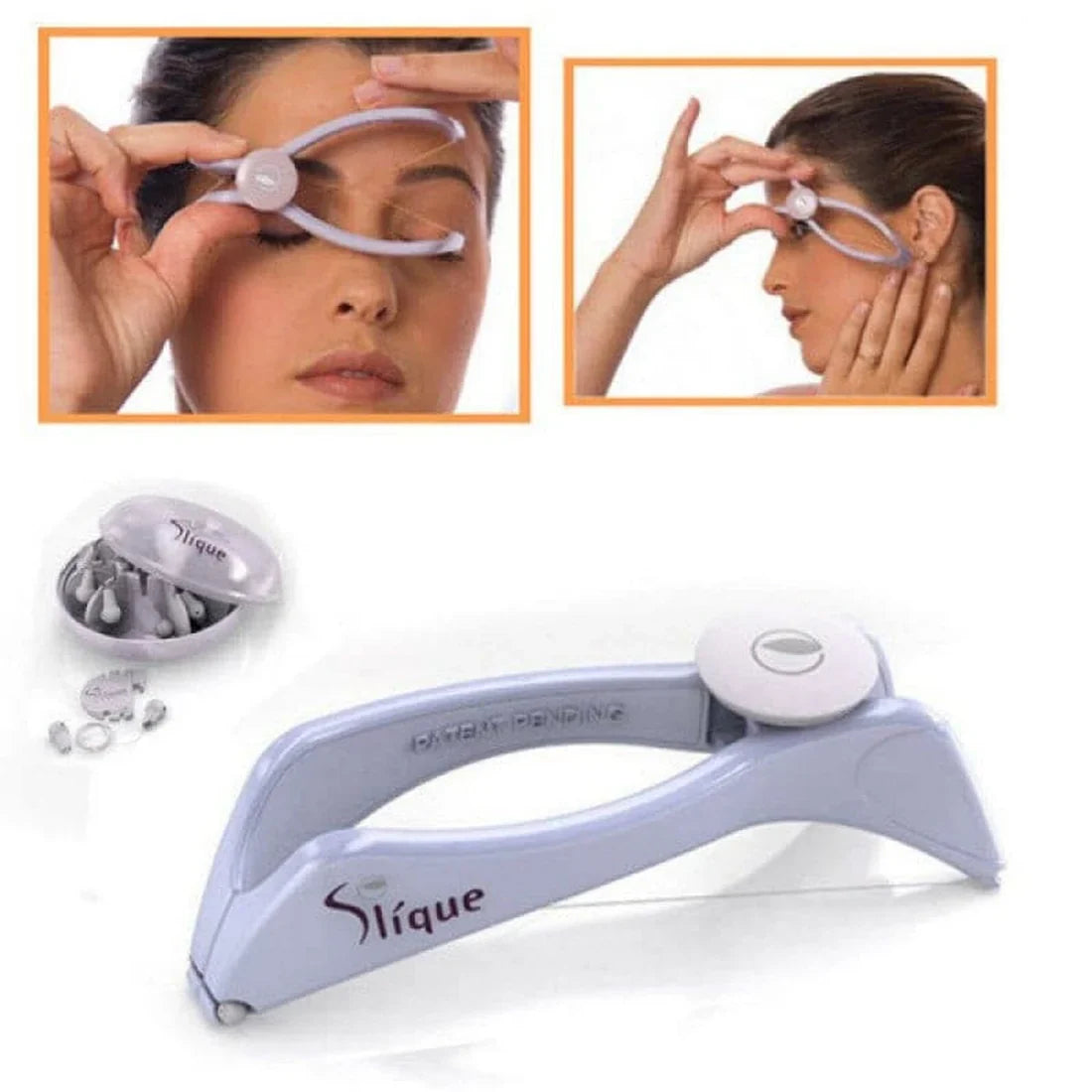 Slique Manual Hair Threading Machine – Painless Facial Hair Remover for Women
