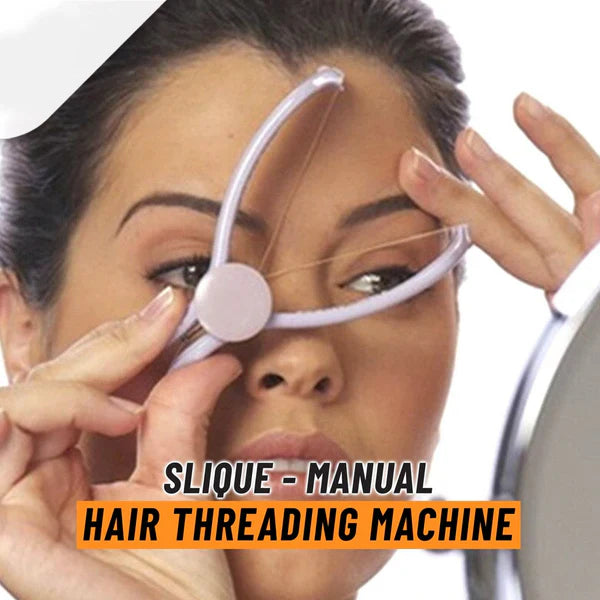 Slique Manual Hair Threading Machine – Painless Facial Hair Remover for Women